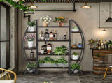 8 Tier Jumbo Plant Stand Vase Shape Flower Bonsai Pot Display Rack Indoor Outdoor V767-HJ-ZM1376