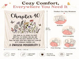 50' x 60' Chapter 40 Turning 40 Throw Blanket, 40th Birthday Gifts for Women Mom Sister Friend, 1986 V1192-AZ-W-26281
