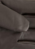 Dents Mens Faux Fur Lined Abraham Moon Dogtooth & Leather Gloves - Brown V563-5-9308-BRNBRN-L
