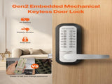 Mechanical Keyless Entry Door Lock, 14 Key Mechanical Door Lock, Mechanical Keypad Door Lock with V952-JXMMSQRSSZMM988L0V0