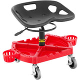 Rolling Garage Stool, 300LBS Capacity, Adjustable Height from 18 in to 23 in, 360-degree Swivel V952-YCTYXAPJYL4PDBZGEV0