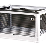 Clothes Storage Box Clear Transparent 4 Way Opening Bottom Pulley Design Plastic PET Storage V1294-YM0716-3117220139418