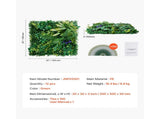 Artificial Grass Wall Panels, 12 PCS 20 x 20 inch, 3D Combination Greenery Boxwood Panel for Indoor V952-PJSRZZWQ12PC0AI8JV0
