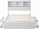 Artiss King Single Bed Frame and 2 Bedside Table Bedroom Furniture Set WBED-F-TAMBUR-KS-BS-06-BGX2