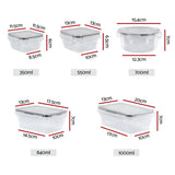 5-Star Chef Cereal Dispenser Food Storage Container 16PCS CD-B-8014-BK