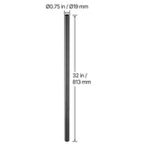 Staircase Balusters 51 Pack, 813 mm Aluminum Stair Balusters, 19 mm Water-Proof Round Metal Spindle V952-YXKLGZL51G32YUGV2V0
