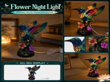 Flower Night Light, Hummingbird Floral Lampative Table Light for Bedroom Living Room Home V1192-AZ-W-34138