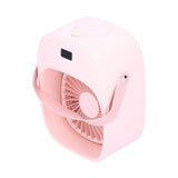 Adjustable Electric Fan Portable Spray Humidification Electric Fan for Home Outdoor DormitoryPink V1294-YM0721-3113210056412