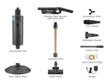 Devanti Cordless Vacuum Cleaner with Auto-Empty Dust Station, 18kPa Powerful Suction 1.05kg VAC-CL-V1P-GY