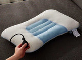 Blue Airbag Adjustable Cervical Neck Support Pillow - All Reason High Resilient Ergonomic Bed V888-ELOSUNG55132-1