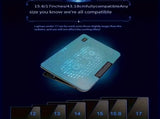 **Fully Compatible Laptop StandDual-Fan Cooling Ergonomic Angle Adjustment, All-in-One Portable V1102-DNSRQ001