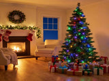 Christabelle 2.3m 7.5ft Lakeland Pine Christmas Tree Pre Lit Multi Function LED Artificial Indo 112_HZLP75