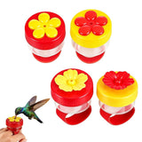 Finger-held Hummingbird Ring Feeder Portable Hand-held Wild Bird Supply For Garden Bird Watching V1369-AZ3-W-14865