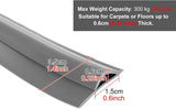 LVLONG Edge Trim - Cuttable Customizable Floor Edge Binding Threshold Strip, Anti Slip V1188-ZC-01-92