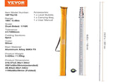 Aluminum Grade Rod, 18-Feet/10ths 6 Sections Telescopic Measuring Rod,Double-Sided Scale 1/10ft V952-YZCLG18YCFEEKTCTHV0
