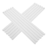 100Pcs Lightweight White Hanger Strips for Clothes Display and Secure Closet Organization, and Easy V1369-AZ3-W-16677