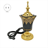 Electric Incense Burner Frankincense Incense Holder Vintage Arabic Censer Burner Home Yoga Spa V1369-AZ3-W-08906