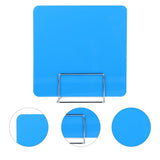 Portable Blue Desk Privacy Folders with Self Standing Protective Shield V1366-AZ2-W-12141