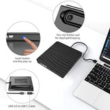 External DVD Drive,USB 3.0 Type-C CD DVD /-RW Optical Drive USB C Burner Slim CD/DVD ROM Rewriter V1369-AZ3-W-22112
