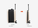 Compact Expandable Foldable Luggage - Reinforced Alloy Handle & Silent Wheels V888-ELOSUNG35243
