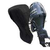 600D Oxford Outboard Motor Cover Waterproof Dustproof Boat Engine Protector with Zipper and V1341-ZY-T8WZCY6D-BLACK-FITS175225HP
