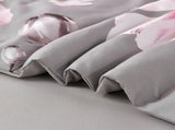 Grey Blush Peony Garden Comforter Quilted Doona Set V745-MMPAB011070AJ3
