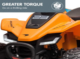 Kahuna Licensed MCL35 McLaren Kids Toy Ride On Electric Quad Bike - Orange CAR-MCL-35L-OR