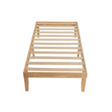 Single Size Warm Wooden Natural Bed Base Frame – Single V264-STB-108P-NTR-SL-1