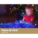 20M Christmas Lights Icicle Light 800 LED Blue White Decor Jingle Jollys XMAS-LED-800-IC-UW