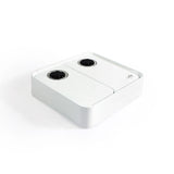 2x300ml Pet Double Timed Feeder - Dog Cat Puppy Kitten Mealtime Food Station V238-SUPDZ-39868820717648