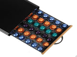 CARLA HOME Coffee Pods Holder Storage Drawer Compatible with 60 Nespresso Pods for Kitchen Storage & LSB-36057