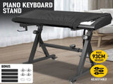 Portable Piano Keyboard Z Stand Heavy-Duty with Wheels Foldable Up to 93CM Heigh V985-PIANOKEYBOARDSTAND