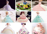 8 Inch Cake Mold Decorative Semicircle Princess Doll Dress Cake Pan Cake Baking Pan V1294-YM0717-10037644