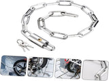 Heavy Duty Bike Chain Lock, Anti-Theft Security Lock for Bicycle, Motorcycle, Gate, Fence and V1308-DSZKI-1200-6