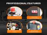 Unimac 150L 4.5HP Ultra-Slient Oil-Free Electric Air Compressor, Long Life Quad Motor, 116PSI V219-TOLACMUM1M5FA