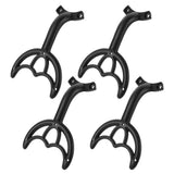 Zinc Alloy Black Ceiling Fan Mounting Bracket Compatible with Multiple Models Easy Installation V1370-AZ4-08617