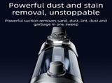 Silver and Orange Cordless Handheld Vacuum Cleaner 17000Pa High Suction Portable Rechargeable 5 in 1 V888-ELOSUNG53391