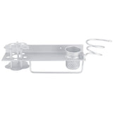 Space Aluminum Wall Mounted Bathroom Storage Shelf Towel Rack Tissue Box Set Accessories V1294-YM0901-3112200105311