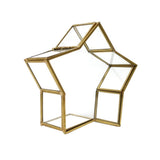 Unique Wish Bottle Golden Glass Packing Box for Preserved Flowers and Decor 1Pc V1369-AZ3-W-15685