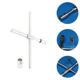 Plated Steel Tire Wrench, Extended Lug Wrench Cross Spanner for Cars, Ergonomic Design V1366-AZ2-W-17347