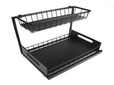 Under Sink Organizer L Shape 2 Tier Slide Out Sink Shelf for Under Kitchen Bathroom Sink Organizers V1294-YM0703-3117230031311