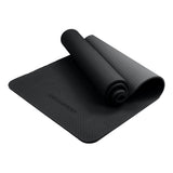 Powertrain TPE Pilates Exercise Yoga Mat 6mm - Black YM-TPE-SC-BK