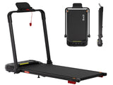 Everfit Treadmill Electric Walking Pad with Incline Foldable for Home Gym Black TMILL-400H-INC-BK