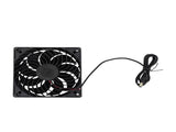 Solar Panel Fan Kit 16W Monocrystalline Solar Powered Ventilation System with Dual Fans V888-ELOSUNG36869