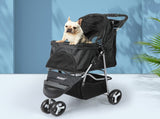 PaWz Large Pet Stroller Dog Cat Carrier Black ST1001-BK_NZ