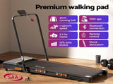 Everfit Treadmill Electric Walking Pad Auto Incline Foldable for Home Gym Black TMILL-TITAN41-PAD