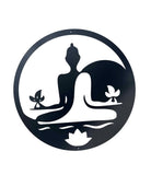 Laser Cut Yin & Yang Buddha Wall Art 60cm V637-71649BUD