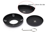 Watermark Matt Black Round 100mm Tile Insert Floor Drain Shower Grate 50mm Waste V1233-RDTI0100D50BL