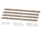 Faux Stone Landscape Edging 1180 x 95 x 57 mm Garden Lawn Edging for Walkway Brown V952-RZSPZXCCZS00MU8Y3V0