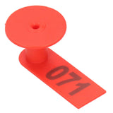 Numbered Ear Tag Marks Labels for Sheep Goats Farm Animal Livestock Feeding SuppliesRed V1294-YM0901-3111200210913